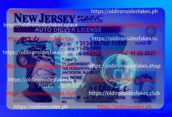 New Jersey Driver License(NJ 2021) - Image 3